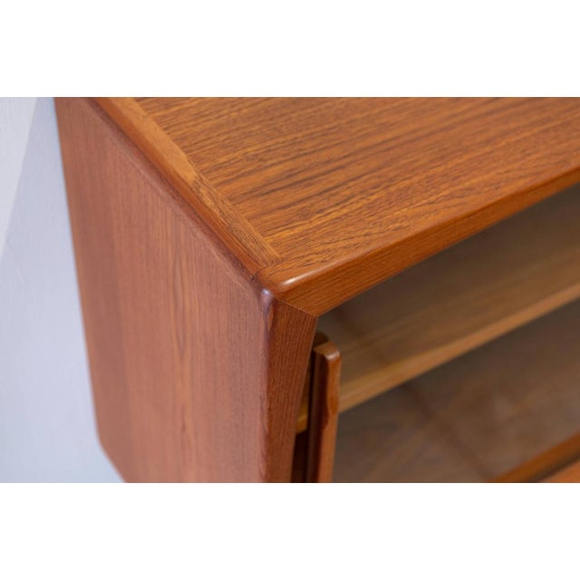 Floating Display Sideboard in Teak, 1960s For Sale - Image 4 of 6