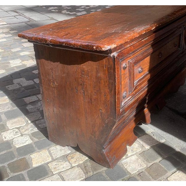 Sienese Chest in Poplar and Walnut For Sale - Image 6 of 8
