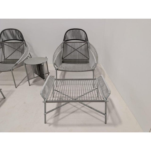 Traveler Outdoor Set in Rope from Roche Bobois, Set of 5 For Sale - Image 17 of 18