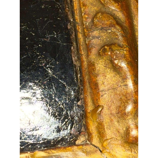 Circle of Sir Peter Paul Rubens, Nocturnal Candlelight Scene with Elderly Woman and Child, Oil on Canvas, 17th Century, Framed For Sale - Image 8 of 13