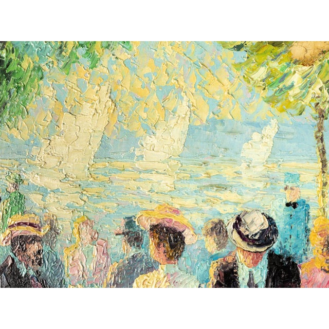 1930s P. Arnaux, Impressionism Paris Cabaret, 20th Century, Oil on Canvas For Sale - Image 5 of 8