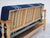 Blue Danish Sleeping Foldable Sofa in Oak, 1970s For Sale - Image 8 of 18