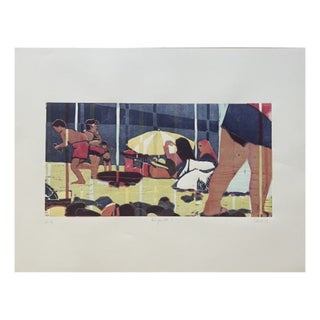 Skadi Engeln, Familiar Scenes from Antalya - Konyaaltı Beach, Wood Print For Sale