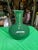 Ceramic Vintage Emerald Green Vase For Sale - Image 7 of 7