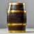1900 - 1909 English Oak Barrel With Four Brass Bands For Sale - Image 5 of 10
