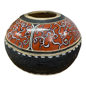 1980s American Southwest Hand-Painted Artisan Gourd