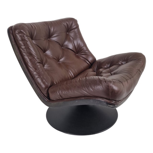 975 Swivel Chair by Geoffrey Harcourt for Artifort, 1980s For Sale