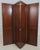 Traditional Regency 4 Panel Mahogany Folding Screen Room Divider For Sale - Image 3 of 9