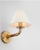 Waxed bamboo and brass ‘Dalfern’ sconce design by Ralph Lauren for Visual Comfort 12”h x 8.25”w x 12.5” extension from...