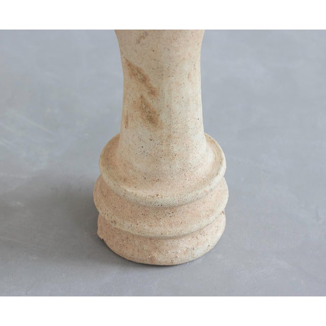 Sculpture Materials Unglazed Terracotta Trident Sculpture | One of a Kind For Sale - Image 7 of 9