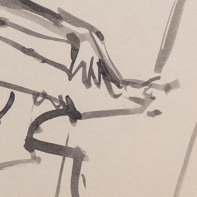 Post Impressionist 'Seated Nude' by Victor Di Gesu, Paris, Louvre, Salon D'Automne, Academie Chaumière, Los Angeles County Museum of Art, San Francisco Art Association For Sale - Image 3 of 9