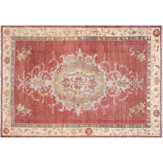 1960s Turkish Oushak Rug For Sale