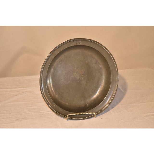 Early 19th Century Early 19th Century Pewter Bowl For Sale - Image 5 of 10