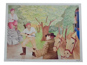 School Poster the Hungarian Rhapsodie & the Old Man and Croquemignon