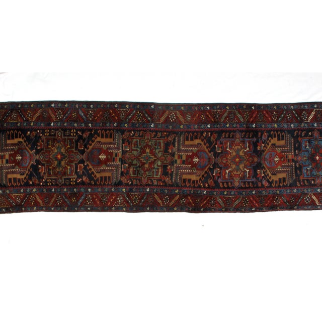 Early 20th Century Antique Persian Serapi Runner - 2′10″ × 15′ For Sale - Image 4 of 7