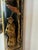Large Ebonized Hand Painted & Gilded Chinoiserie Wall Mirror For Sale - Image 9 of 13