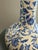 Pair of Blue & White Floral Porcelain Vases For Sale - Image 4 of 8