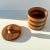 Hand Turned Striped Wood Canister With Lid For Sale - Image 12 of 12