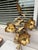 Oversize Modernist Flowers Metal Sconce, Circa 1960 For Sale - Image 4 of 6