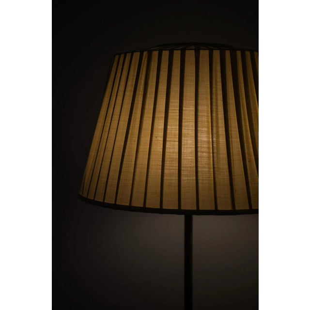 Goldenrod Model G-50 Floor Lamps attributed to Hans-Agne Jakobsson Ab, 1950s, Set of 2 For Sale - Image 8 of 12