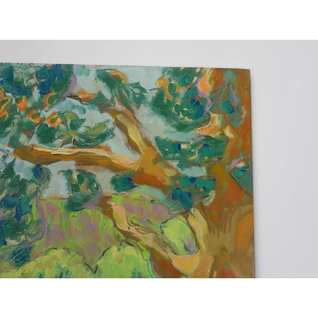 Contemporary Contemporary Expressionist Forest Stream Landscape Painting For Sale - Image 3 of 7