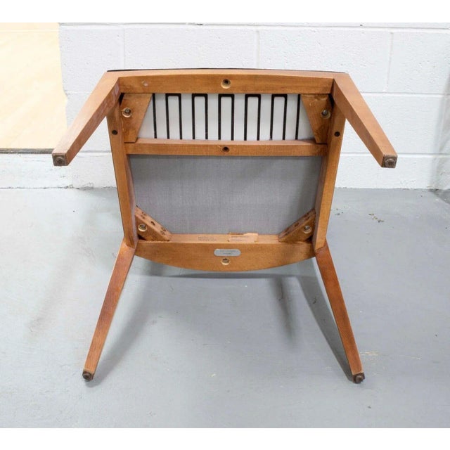 Jonathan Crinion for Knoll Arm Chair Made in Slovenia Signed Mid Century Modern For Sale - Image 9 of 10