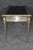Stunning 1960's Louis XVI Style John Vesey Steel and Bronze Writing Desk Leather For Sale In Philadelphia - Image 6 of 18