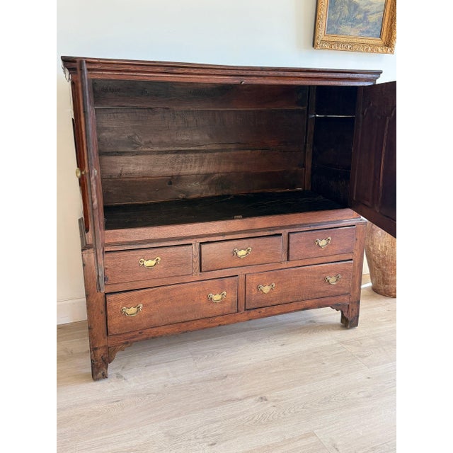 Wood Early 19th Century English Oak Stable Cabinet/Hutch For Sale - Image 7 of 7