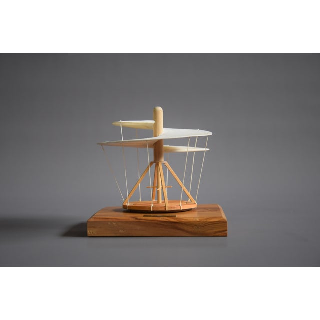 Leonardo Da Vinci Helicopter Model by Giovanni Sacchi For Sale - Image 14 of 14