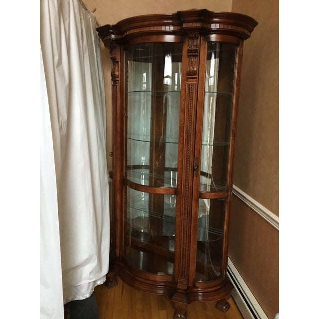 Pulaski Curved Curio Chairish