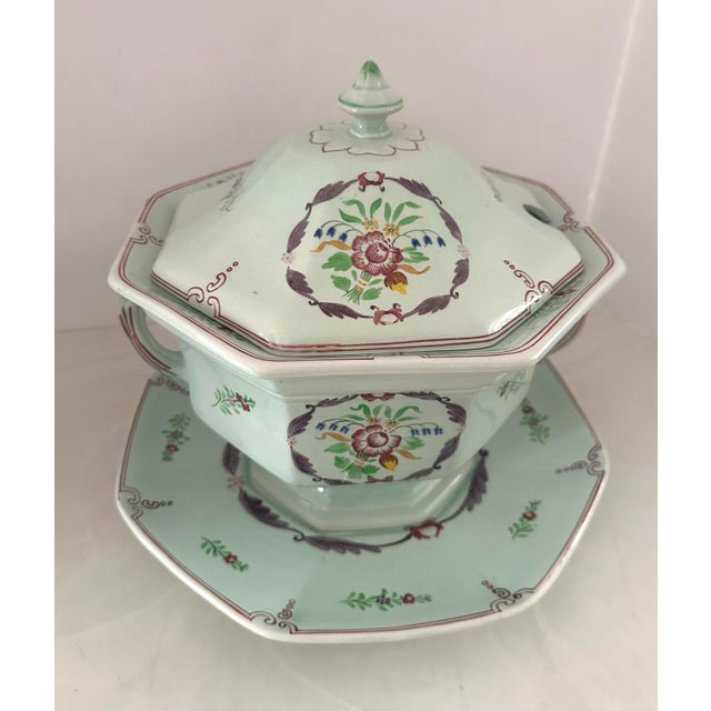 Adam’s Calyx Ware Octagon Soup Tureen 2475 For Sale - Image 9 of 9