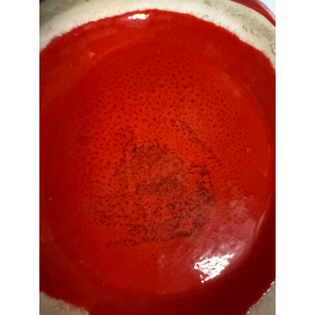 1970s Sweet Strawberry Pot and Lid For Sale - Image 4 of 6