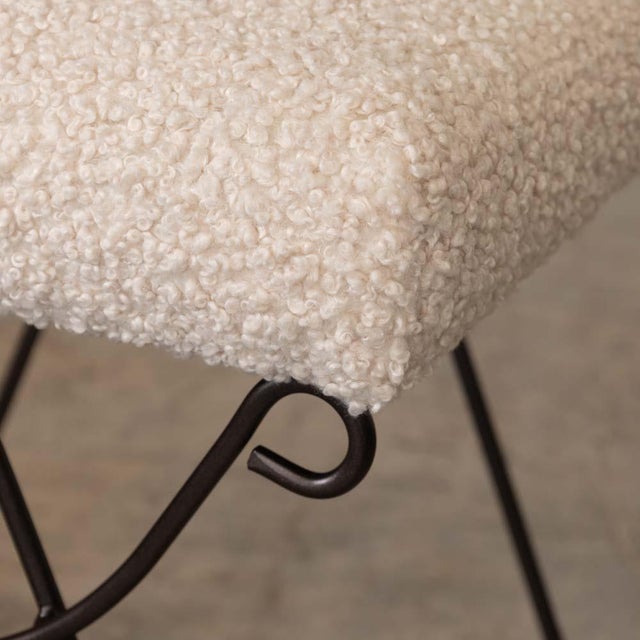 Panoplie Iron Loop Stool, Poodle For Sale - Image 9 of 10