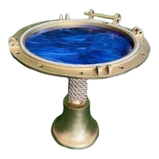 Port Hole Side Table - Custom Made For Sale