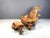 Brown Olive Wood Lounge Chair, 1960s For Sale - Image 8 of 10