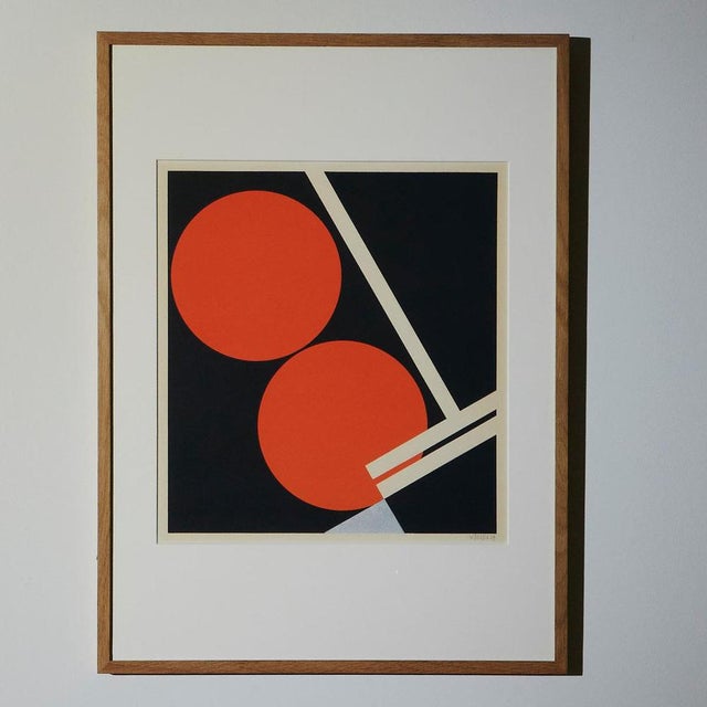 6 framed serigraphs on thin cardboard (designed 1926-1930). Leaves 58 x 42.5 cm each. Each signed and dated lower right....