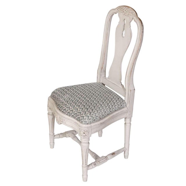 1970s A Set of Six Gustavian Dining Chairs For Sale - Image 5 of 5