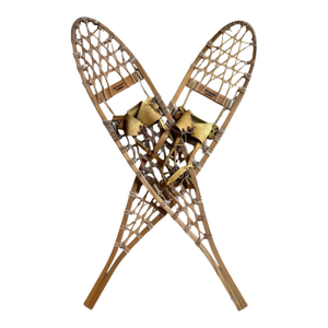 Mid 20th Century Vermont Tubbs Rawhide Leather Snowshoes Wall Decor