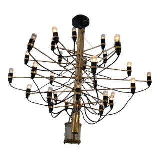 Gino Sarfatti Multi Tiered Mid Century Modern Chandelier For Sale