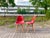 Red Side Chairs in Ox Red Saddle Leather from Sol & Luna, 2000s, Set of 4 For Sale - Image 8 of 18