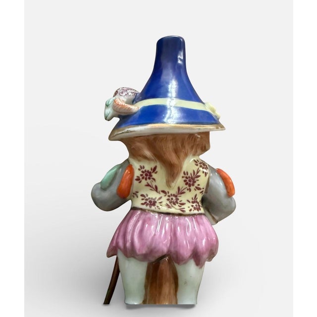 Ceramic Antique Derby Porcelain Mansion House Dwarf Figurine U-22a For Sale - Image 7 of 8