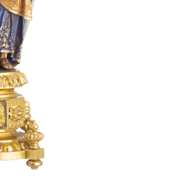 18th Century Saint Joseph with the Child Jesus Sculpture For Sale - Image 5 of 6