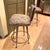 Bronze Pair of Contemporary Upholstered Counter/Bar Stools by Johnston Casuals, Bronze Tone Metal For Sale - Image 8 of 14