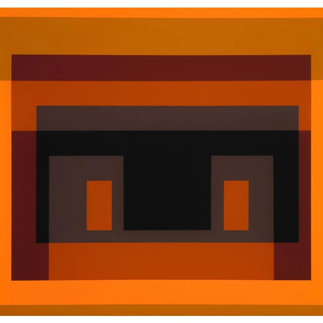 "Variant" serigraph by Josef Albers from the monumental "Formulation : Articulation" published by Harry N. Abrams and...