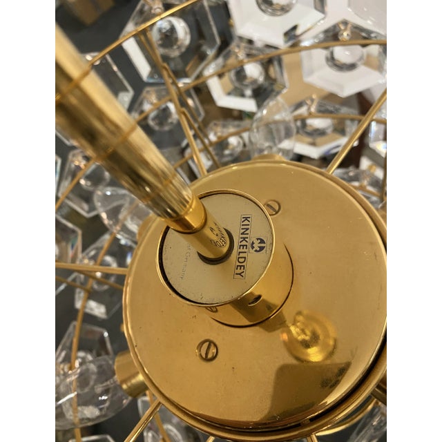 Large Mid-Century Chandelier from Kinkeldey For Sale - Image 6 of 12