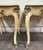 Early 20th Century Vintage Italian Louis XV Style Marble Top End Tables - Pair For Sale - Image 5 of 16
