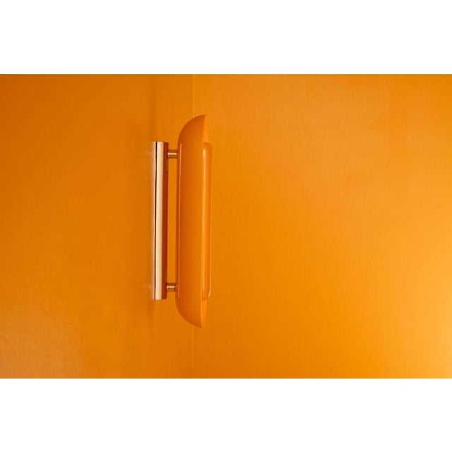 Frozen Apricot Cosmos Ceramic Wall Lamp by Jennifer Midoz For Sale - Image 4 of 9