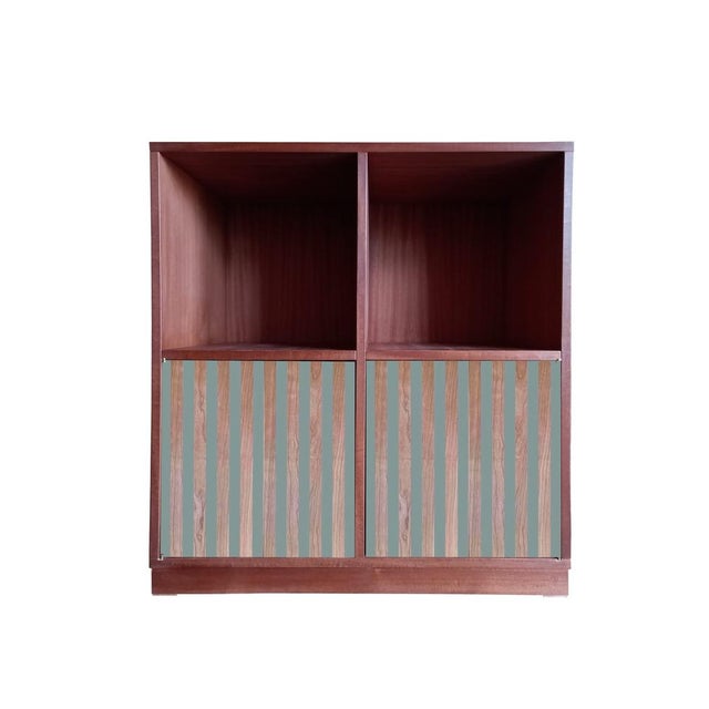 "Lupo green stripes" sideboard by Pietro Meccani. The "Lupo" sideboards were designed by Pietro Meccani in 1989; they are...