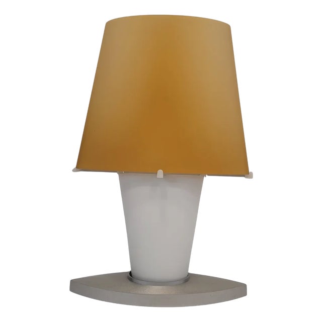 Postmodern 3064 Table Lamp in Glass and Iron by Daniela Puppa for Fontana Arte, Italy, 1994 For Sale