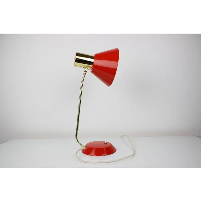 Mid-Century Table Lamp, 1978 For Sale - Image 4 of 10